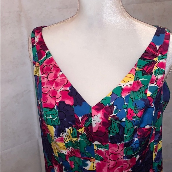 Jones New York Casual Springtime Sleeveless Dress - Picture 3 of 11